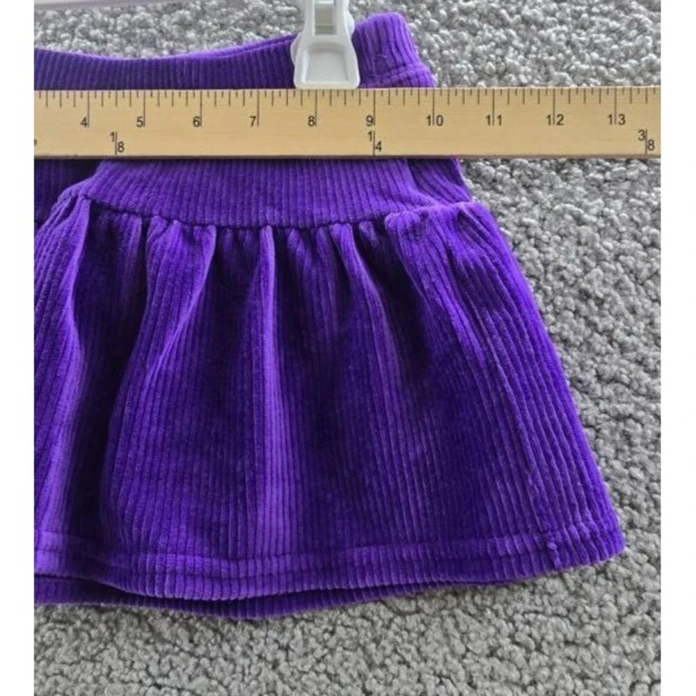 Polo Ralph Lauren Tiered Corduroy Skirt Toddler & Little Girls 2 Opulent Purple